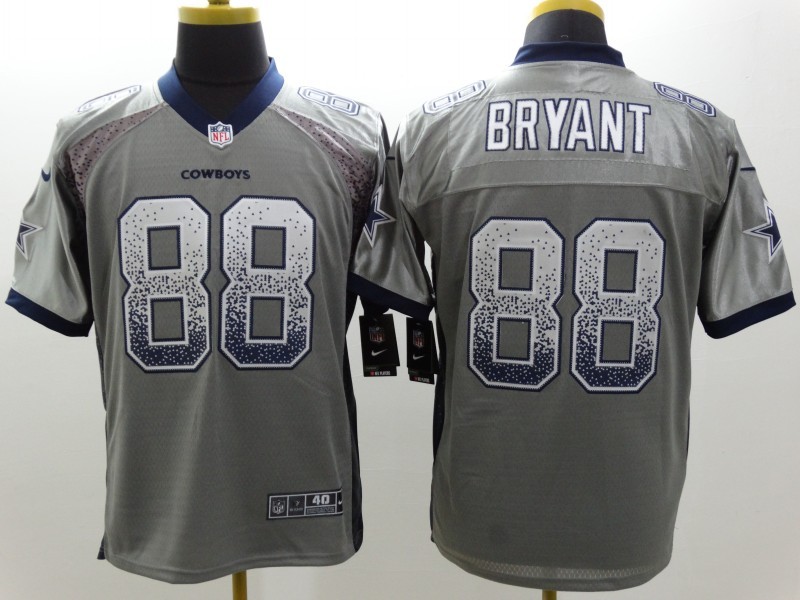 Men's Dallas Cowboys Dez Bryant #88 Gray Jersey